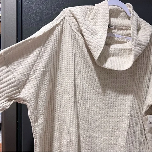 Nwt Free People Juicy Long Sleeves Thermal Top Stone Cold Size Small - Picture 5 of 6